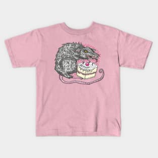 Rat with Cake Kids T-Shirt